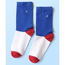 Pine Kids Knit Ankle Length Silvadur Antimicrobial Socks with Color Block Design Pack of 5 - Color May Vary
