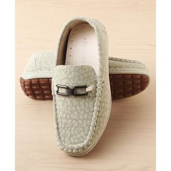 Pine Kids Slip On Loafer with Applique - Beige