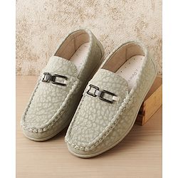 Pine Kids Slip On Loafer with Applique - Beige