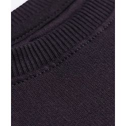 Pine Kids Knit Full Sleeves Sweatshirt With Gamer Print - Black
