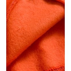 Pine Kids Knit Full Sleeves Sweatshirt With Skateboarding Print - Rust Orange