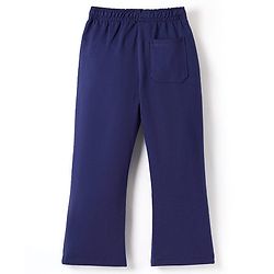 Pine Kids Knit Full Length Lounge Pant With Let's Go Print - Navy Blue