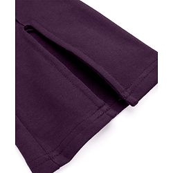 Pine Kids Knit Full Length Lounge Pant With Text Print - Purple