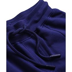 Pine Kids Knit Full Length Lounge Pant With Game Changer Print - Navy Blue