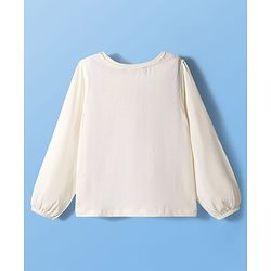 Pine Kids Cotton Knit Full Sleeves Top With Girl You Got This Text Print - White