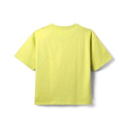 Pine Kids Marvel Terry Knit Half Drop Shoulder Sleeves T-Shirt with Avengers Graphics - Neon Green