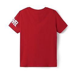 Pine Kids Marvel Single Jersey Knit  Half Sleeves T-Shirts with Spider-Man Graphics - Red