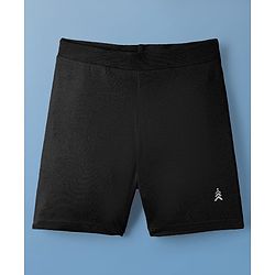 Pine Kids Cotton Knit Solid Colour Cycling Shorts - (Colour May Vary)