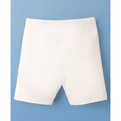 Pine Kids Cotton Knit Solid Colour Cycling Shorts - (Colour May Vary)