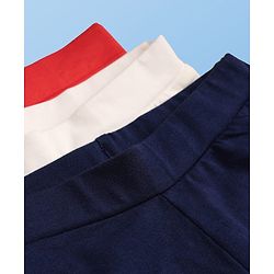 Pine Kids Cotton Knit Solid Colour Cycling Shorts - (Colour May Vary)