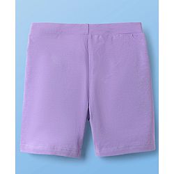 Pine Kids Cotton Lycra Knit Above Knee Length Solid Coloured Cycling Shorts Pack Of 3 ( Colour May Vary )