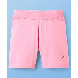 Pine Kids Cotton Lycra Knit Above Knee Length Solid Coloured Cycling Shorts Pack Of 3 ( Colour May Vary )