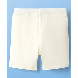 Pine Kids Cotton Lycra Knit Above Knee Length Solid Coloured Cycling Shorts Pack Of 3 ( Colour May Vary )
