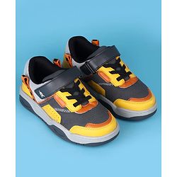 Pine Kids Casual Shoes with Velcro Closure - Yellow