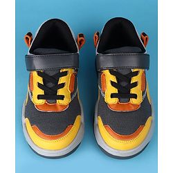 Pine Kids Casual Shoes with Velcro Closure - Yellow