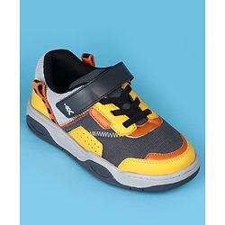 Pine Kids Casual Shoes with Velcro Closure - Yellow