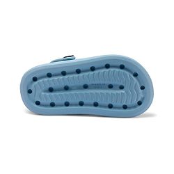 Pine Kids Back Strap Solid Color Clogs - Blue