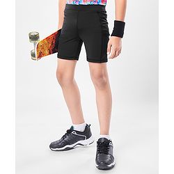 Pine Active Premium Knit Ultra Comfort Super Stretch Aero Soft Solid Cycling Shorts - Navy Blue