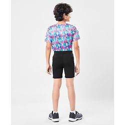 Pine Active Premium Knit Ultra Comfort Super Stretch Aero Soft Solid Cycling Shorts - Navy Blue