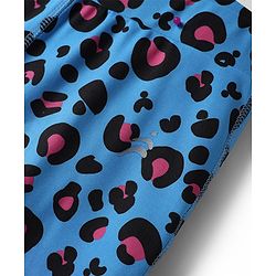 Pine Active Knit Full Length Super Stretch Leggings with Cheetah Print - Multicolor