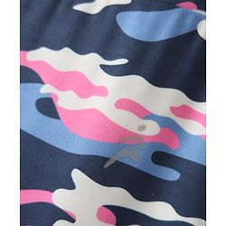 Pine Active Knit  Full Length Super Stretch Leggings with Camouflage Print - Pink