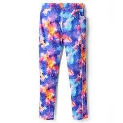 Pine Active Knit Full Length Super Stretch Printed Leggings - Multicolor
