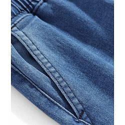 Pine Kids Denim Woven Full Length Washed Jeans - Blue