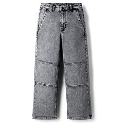 Pine Kids Woven Full Length Washed Jeans - Grey