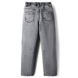 Pine Kids Woven Full Length Washed Jeans - Grey