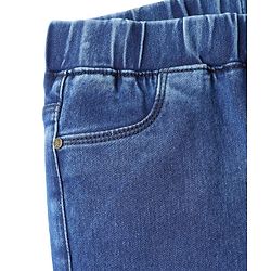 Pine Kids Woven Ankle Length Washed Denim Jeggings - Blue