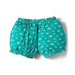Pine Kids Cotton Elastane Knit Bloomers with Floral Print Pack of 3 (Color May Vary)
