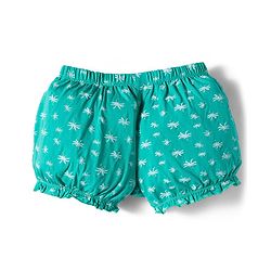 Pine Kids Cotton Elastane Knit Bloomers with Floral Print Pack of 3 (Color May Vary)