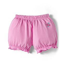 Pine Kids Cotton Elastane Knit Bloomers with Floral Print Pack of 3 (Color May Vary)