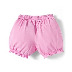 Pine Kids Cotton Elastane Knit Bloomers with Floral Print Pack of 3 (Color May Vary)