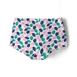 Pine Kids Cotton Elastane Knit Panties with Floral Print Pack of 3 (Colour May Vary)
