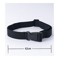 Pine Kids Solid Color Belt  - Black
