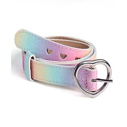 Pine Kids Solid Heart Shape Buckle Belt- Belt Color May Vary