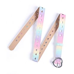 Pine Kids Solid Heart Shape Buckle Belt- Belt Color May Vary