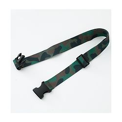 Pine Kids Free Size Belt with Camouflage Print - Dark Green