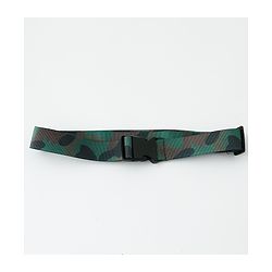 Pine Kids Free Size Belt with Camouflage Print - Dark Green