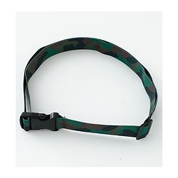 Pine Kids Free Size Belt with Camouflage Print - Dark Green
