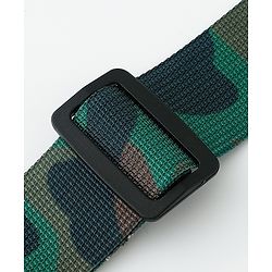 Pine Kids Free Size Belt with Camouflage Print - Dark Green