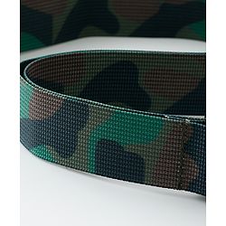 Pine Kids Free Size Belt with Camouflage Print - Dark Green