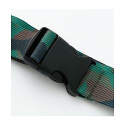 Pine Kids Free Size Belt with Camouflage Print - Dark Green