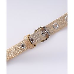 Pine Kids Free Size Glitter Belt  - Light Golden