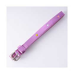 Pine Kids Free Size Belt with Heart Applique - Purple