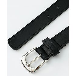 Pine Kids Solid Belt  with attach Wallet - Black