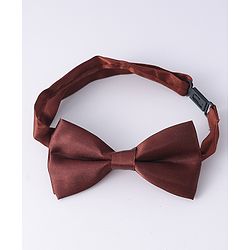 Pine Kids Free Size Bow & Suspender Set - Brown