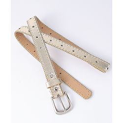 Pine Kids Free Size Belts with Embellished Detailing - Golden