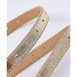 Pine Kids Free Size Belts with Embellished Detailing - Golden